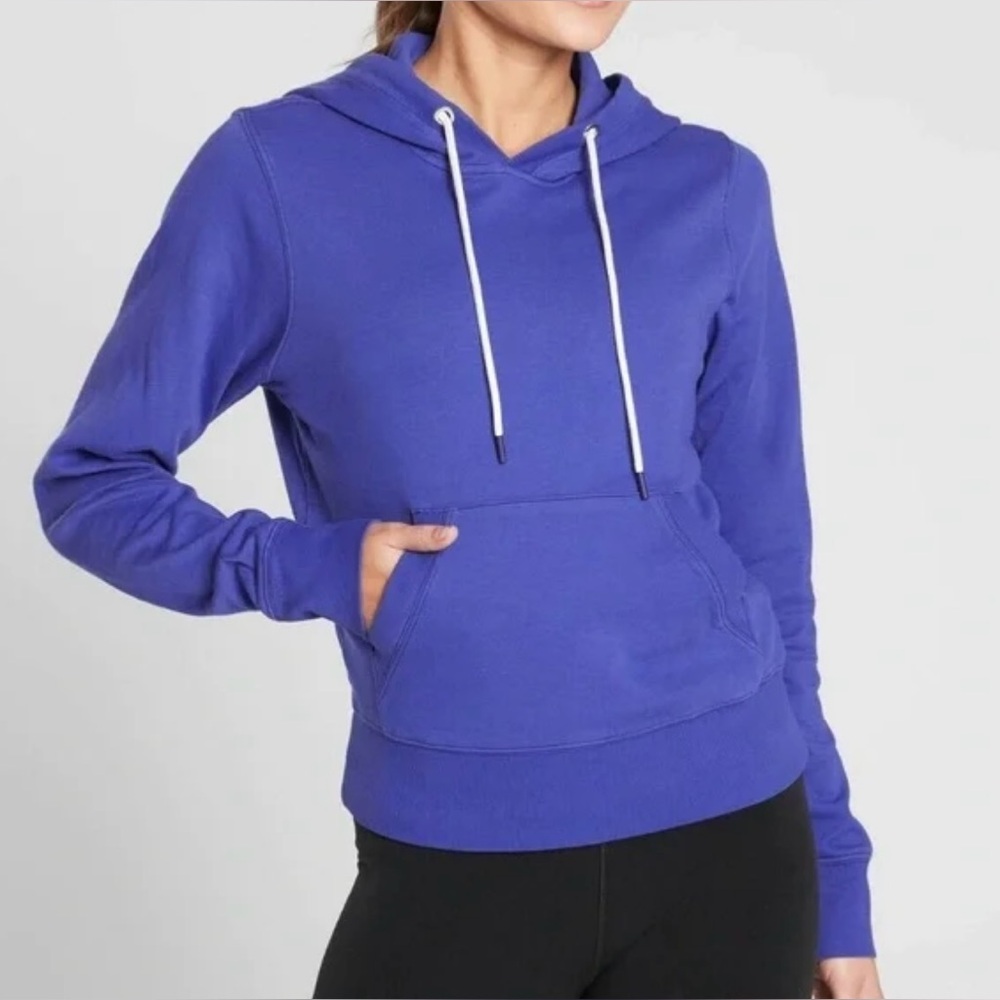 Athleta Sundown Hoodie Sweatshirt in Merlin Blue